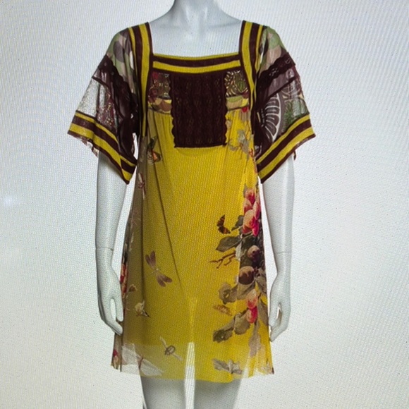 Jean Paul Gaultier Dresses & Skirts - Rare JEAN PAUL GAULTIER Printed Mini Dress Size: S